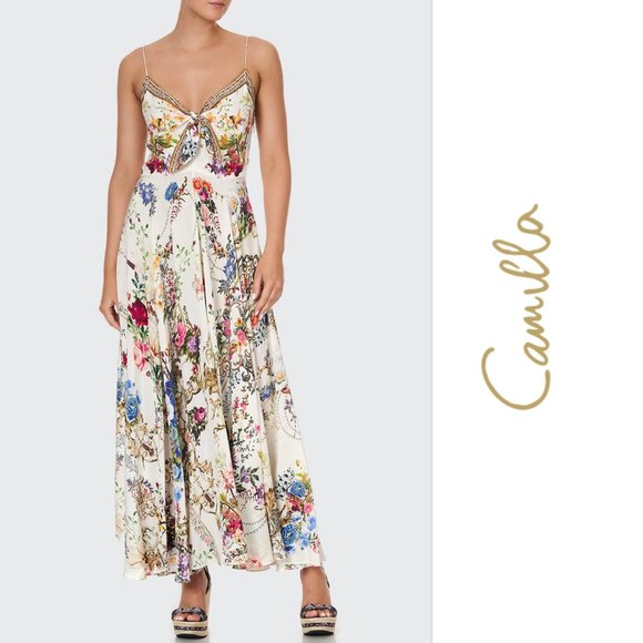 Camilla Dresses & Skirts - Camilla Long Dress With Tie Front *NWT*